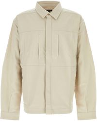 Entire studios - Sand Stretch Oxford Shirt - Lyst