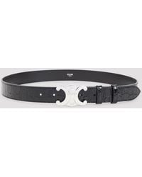 Celine - Calf Leather Belt - Lyst