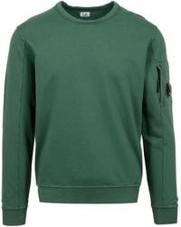 C.P. Company - C.P. Firmenpullover grün - Lyst