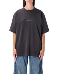 Alexander Wang - Oversized Délavé Cotton T-Shirt - Lyst