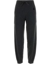 Isabel Marant - Slate Cotton Blend Kira Joggers - Lyst