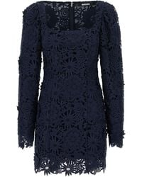 ROTATE BIRGER CHRISTENSEN - '3D Lace Ls Mini' Dress - Lyst