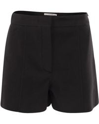 Sportmax - Double Pleated Tailored Shorts - Lyst