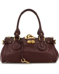 Chloé - Chocolate Leather Paddington Shoulder Bag - Lyst