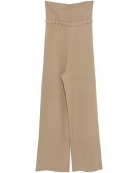 AYA MUSE - Fold Over Seam Pant - Lyst