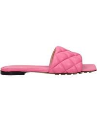 Bottega Veneta - Sandals And Clogs Leather/Azalea - Lyst