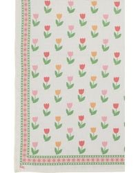 Emile Et Ida - Foulard Soie & Coton Imprime - Lyst