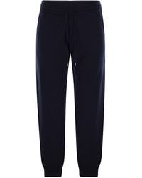 Mc2 Saint Barth - Merino Wool Knitted Trousers - Lyst