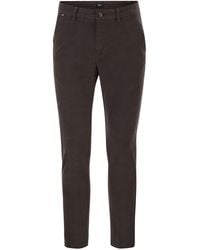 BOSS - Pantalones chinos de corte slim de algodón elástico de - Lyst