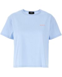 A.P.C. - 'Boxy Petit VPC' Camiseta - Lyst