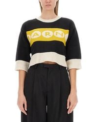 Marni - Jersey With Logo - Lyst
