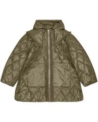 Ganni - Quilted Short Jacket - Lyst