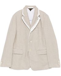 Comme des Garçons - Linen Single-Breasted Jacket - Lyst