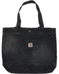Carhartt - "Denim Tote" Large Shoulder Bag - Lyst