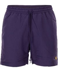 Carhartt - Beach Shorts With Logo - Lyst