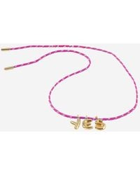 Sorbet Island - Fabric And Metal Necklace - Lyst