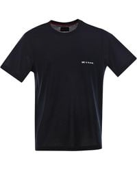 Kiton - Cotton T-Shirt With Logo - Lyst