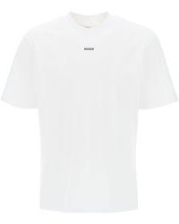 HUGO - Camiseta de cuello de la tripulación de Dapolino - Lyst