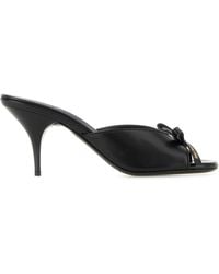 Miu Miu - Nappa Leather Mules - Lyst