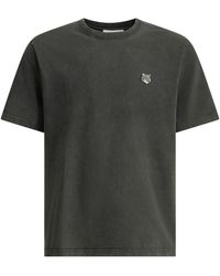 Maison Kitsuné - "Fox Head Faded" Crew Neck T Shirt - Lyst