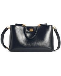 Dolce & Gabbana - Bolso grande Lear negro 'My Sicily' - Lyst