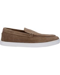 Louboutin - Mocassini Varsiboat Uomo Camoscio/Roccia - Lyst