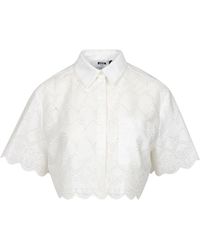 MSGM - Chemises Blanc - Lyst