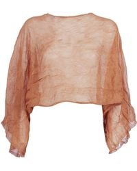 Antonelli - Sweater Silk Metallic Fiber Crewneck - Lyst