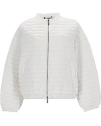 Moorer - Zip-Up Quilted Jacket - Lyst