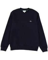 Lacoste - Fleece Sweatshirt With Logo - Lyst