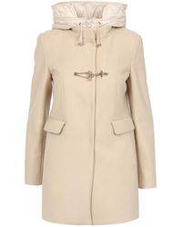 Fay - Coats Creme - Lyst