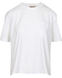 Semicouture - T-shirts En Polo's Wit - Lyst