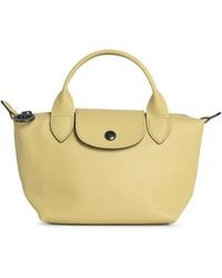 Longchamp - Pistachio Lear Bag With 'Xs Le Pliage Xtra' Handle - Lyst