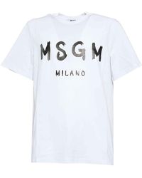 MSGM - T-shirts En Polo's - Lyst