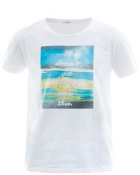 Celine - Camisa de algodón impresa con celina - Lyst