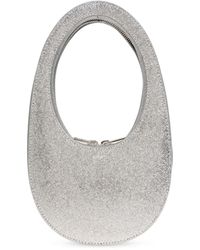 Coperni - Swipe Glitter Mini Leather Handbag - Lyst