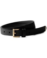 Prada - Saffiano Leather Triangle Belt - Lyst