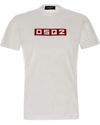 DSquared² - T Shirts En Polos Wit - Lyst