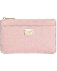 Dolce & Gabbana - Portemonnaie Mit Logo-Schild - Lyst