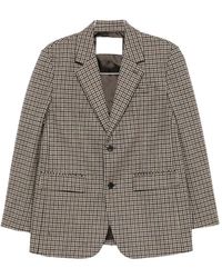 DUNST - Wool Single Breasted Blazer Jacket - Lyst