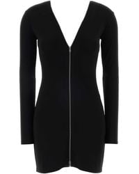 Alexander Wang - Continuous Zipper Mini Dress - Lyst