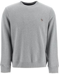 PS by Paul Smith - Sweat Logo Zèbre En Coton Bio - Lyst