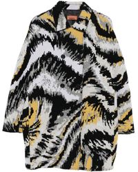 Missoni - Abrigo de lana de lana - Lyst