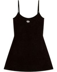 DIESEL - Organic Cotton Mini Dress - Lyst