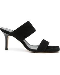 Aeyde - 70Mm Suède Muiltjes - Lyst