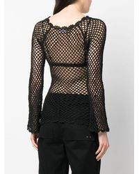 ERL - WOMENS WOMENS CRECHET CRUCHET PACE Top Knit - Lyst
