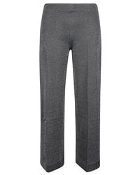 Circus Hotel - Viscose Wide Leg Trousers - Lyst