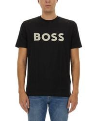BOSS - "Thinking 1" T-Shirt - Lyst