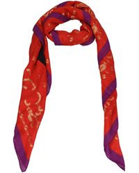 Etro - Donna's Sciarpa Modal Rosso - Lyst