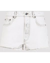 Miu Miu - Chic Regular & Straight Leg Mini Short - Lyst